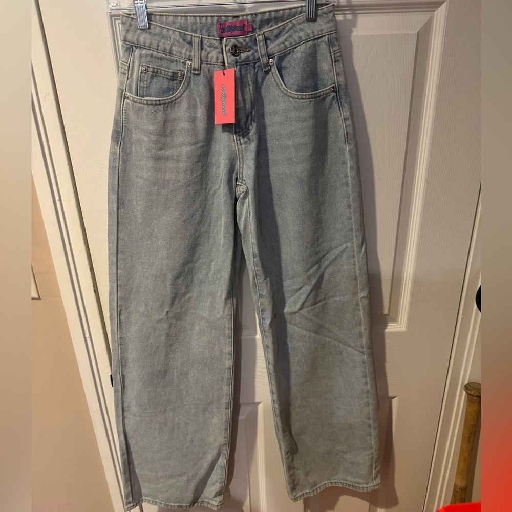 Edikted - Wide Leg Jeans - light blue denim BNWT